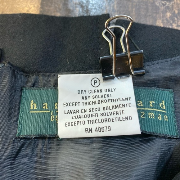 Harve Bernard Embroidered Wool Blend Shift Dress Zipper Women Size 14 Black NWT - Picture 16 of 16